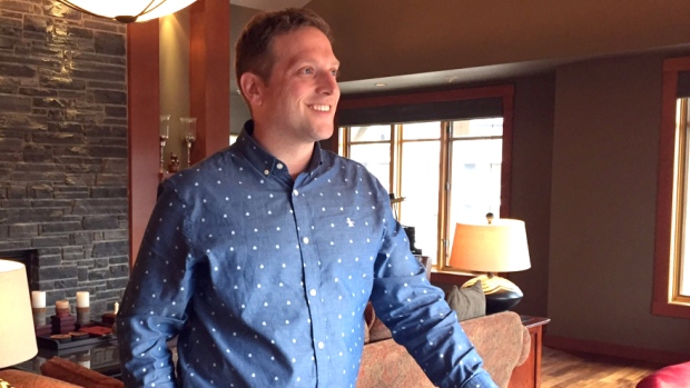 Christopher Vincent of Sotheby's Realty Canmore. (Stephanie Wiebe:CBC)