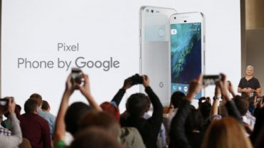 Google, introduces the Pixel Phone by Google during the presentation of new Google hardware in San Francisco