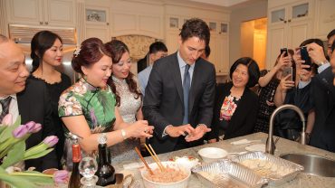 Trudeau attends a charity