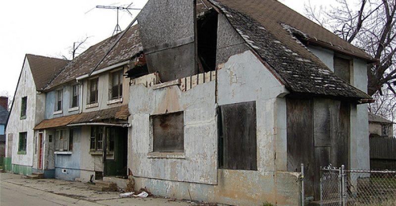 abandoned house
