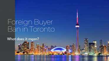 Foreign Buyer Ban in Toronto